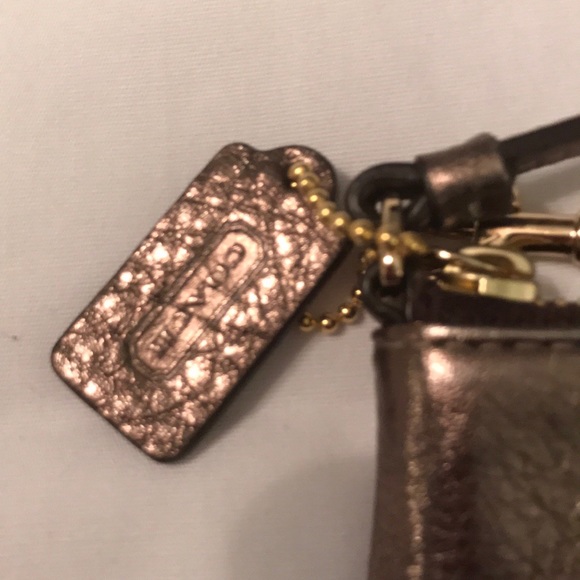 Coach Metallic Wristlet (New) - Picture 3 of 4